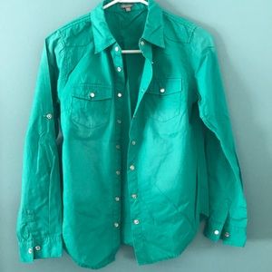 Snap button up long sleeve